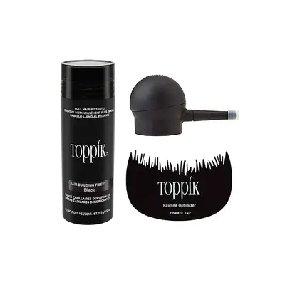 Toppik Hair Building Fibers Powder, Receding Hairline Filler Spray