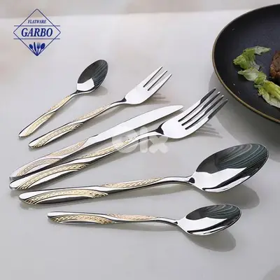 Luxury Stainless Steel Cutleries cutlery ss304 knife / spoon / fork Luxury Stainless Steel Cutleries cutlery ss304 knife / spoon / fork