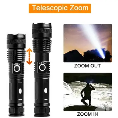 XHP Flash Light With 26650 Big Battery