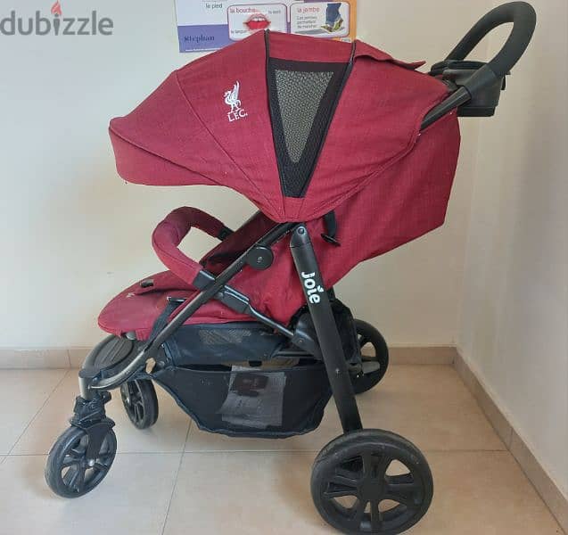 "Joie" Stroller & " Bebe doux " Car Seat 0