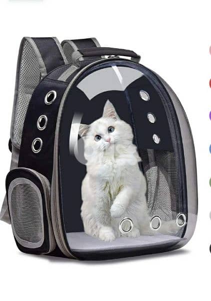 FPVERA Black Cat Backpack Carrier:Transparent for Traveling 4$delivery 2