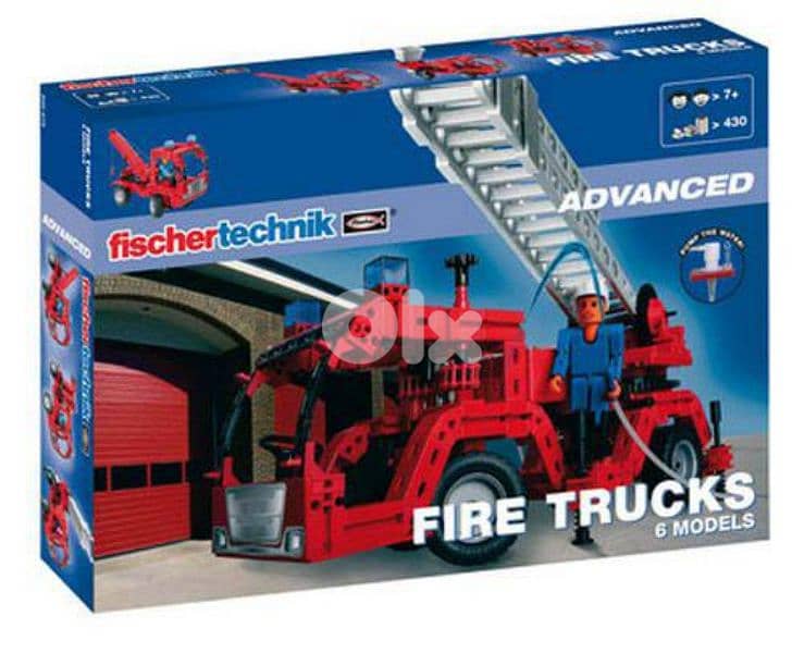 Fischer technik fire truck 6 models 0