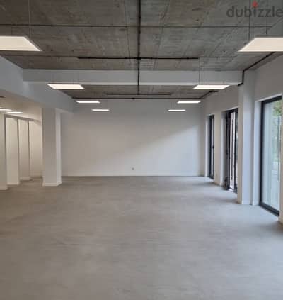 Prime restaurant or gallery or showroom with outdoor