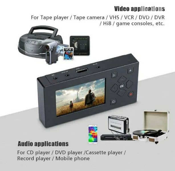 EZCAP271 AV Recorder Audio Video Player Converter/4$ delivery 7