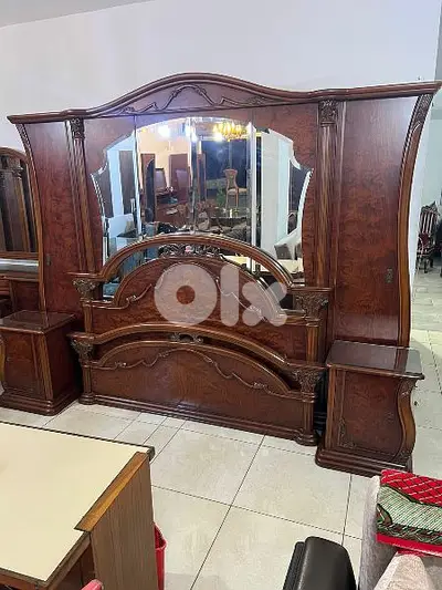 اوضة نوم خشب زان ولاتي كلا ملبسة قشرة زان