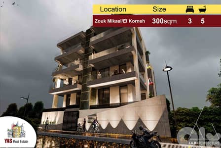 Zouk Mikael/ El Korneh 300m2 | Luxury | Brand New | Private Street |EH Zouk Mikael/ El Korneh 300m2 | Luxury | Brand New | Private Street |EH