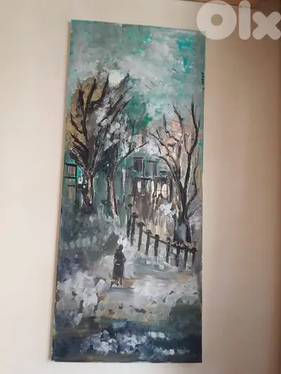 رسم زيتي على القماش  بسعر  جميل جدا