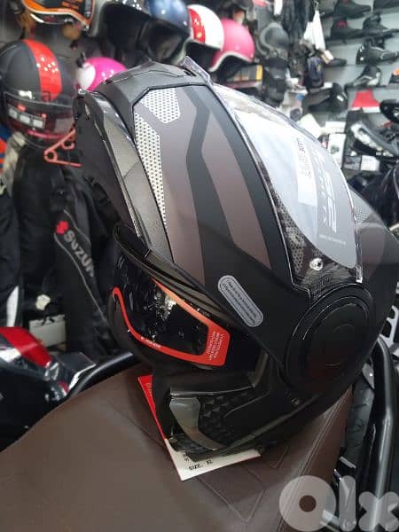 helmet Ls2 Scope modular duel visor weight 1750 size xL 1