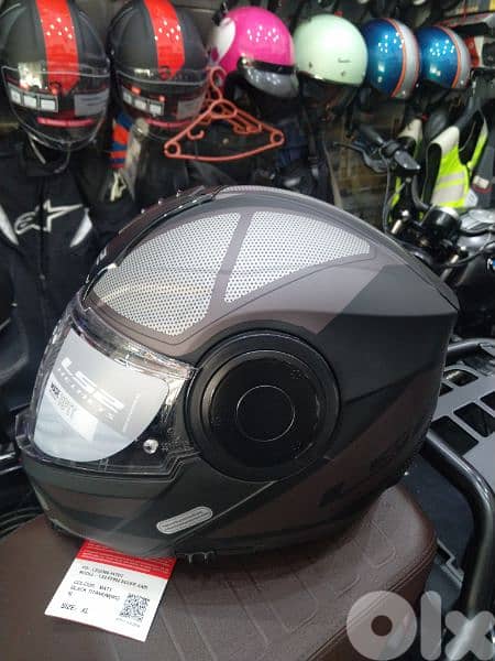 helmet Ls2 Scope modular duel visor weight 1750 size xL 2