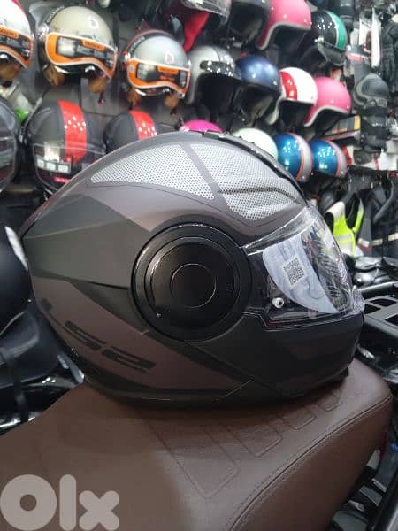 helmet Ls2 Scope modular duel visor weight 1750 size xL 8