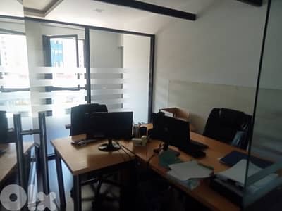 150 Sqm | Decorated & Furnished Office For Rent In Achrafieh , Sassine