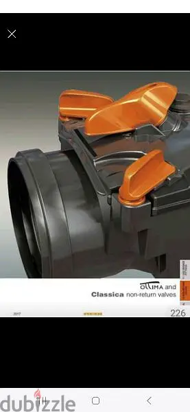 Redi-Italy non return valve with one or double flaps 110& 160mm