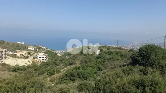 1870m Land Sea View zone 25/50 Villa Eddeh Batroun
