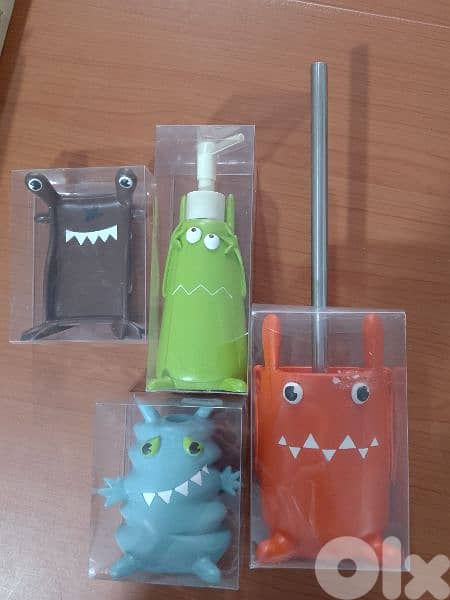 kids bathroom collection 4pcs set 0
