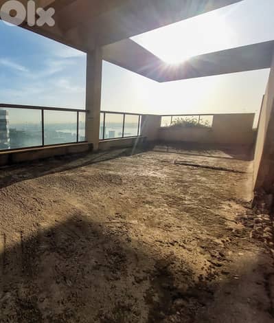 630 SQM Duplex in Rabieh with Breathtaking Sea & Mountain View