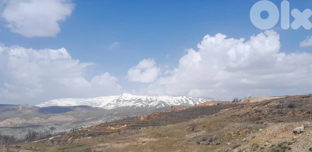 5800 SQM Land in Tarchich Overlooking the Ocean and the Mountains 0