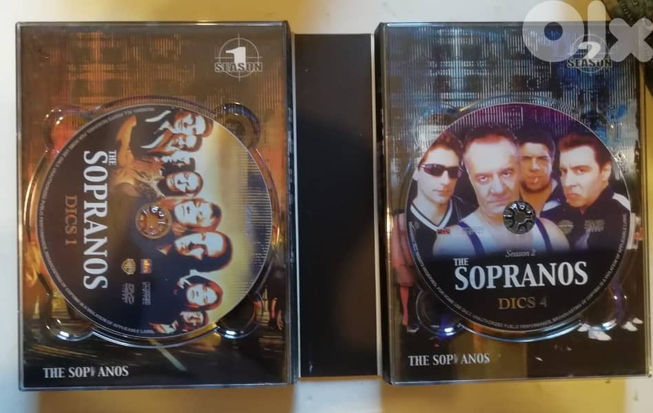 The sopranos seasons 1 to 4 in 2 original dvds box sets 3