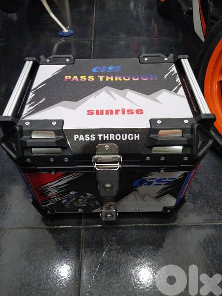 aluminium universal top box 55L 130$ 0