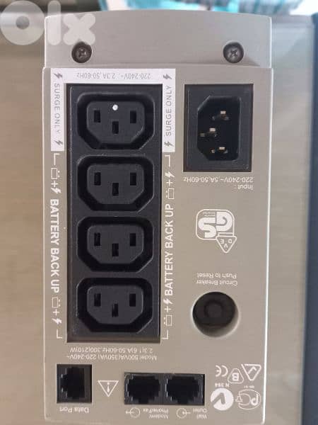 APC BACK-UPS 500VA/300W 6