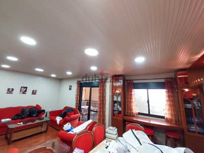 155 SQM Apartment in Mazraat Yachouh, Metn with Sea and Mountain View