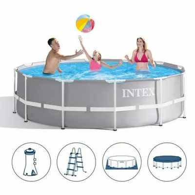 Intex pool 427 x 1.07 m Full package Bestway مسبح بركة