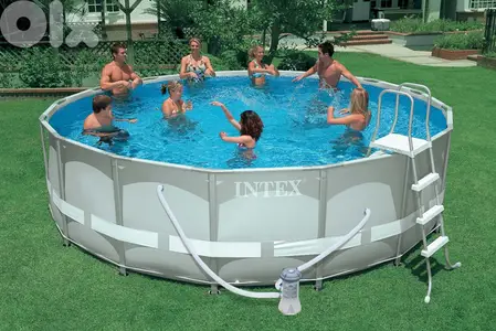 Intex pool 4.57 x 1.22 m Full package Bestway مسبح بركة