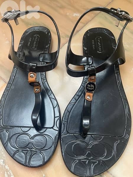 Coach jelly sandal 1