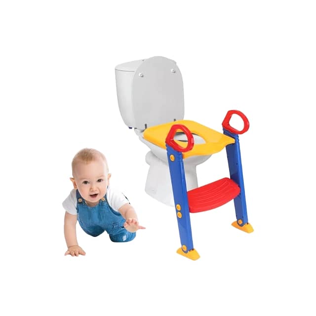 Baby Potty Training Seat With Step Stool Ladder 0