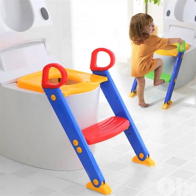 Baby Potty Training Seat With Step Stool Ladder 2
