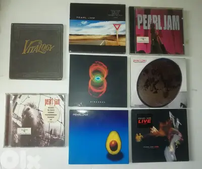 Pearl Jam 8 cd albums lot