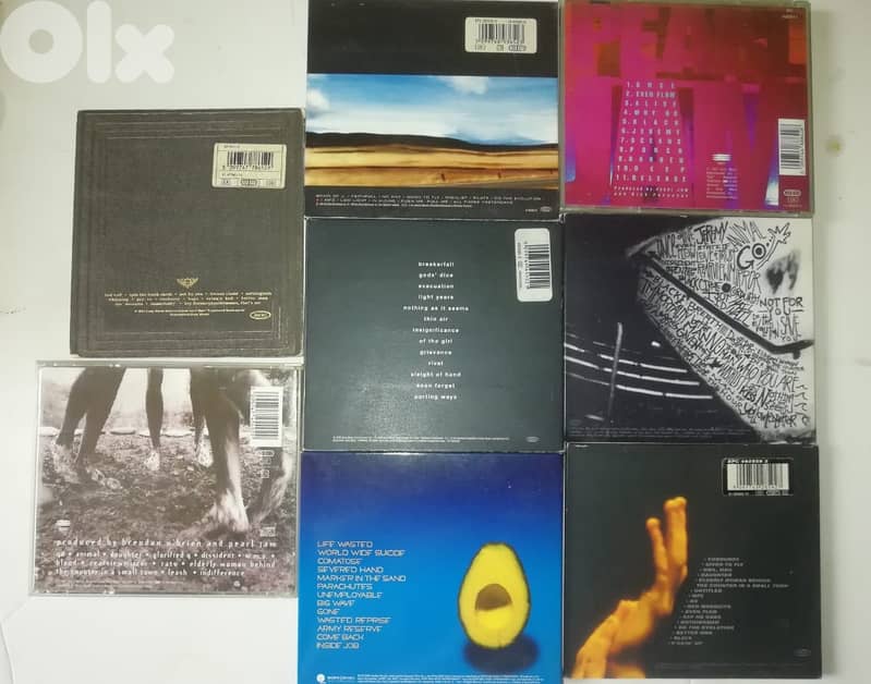 Pearl Jam 8 cd albums lot 1