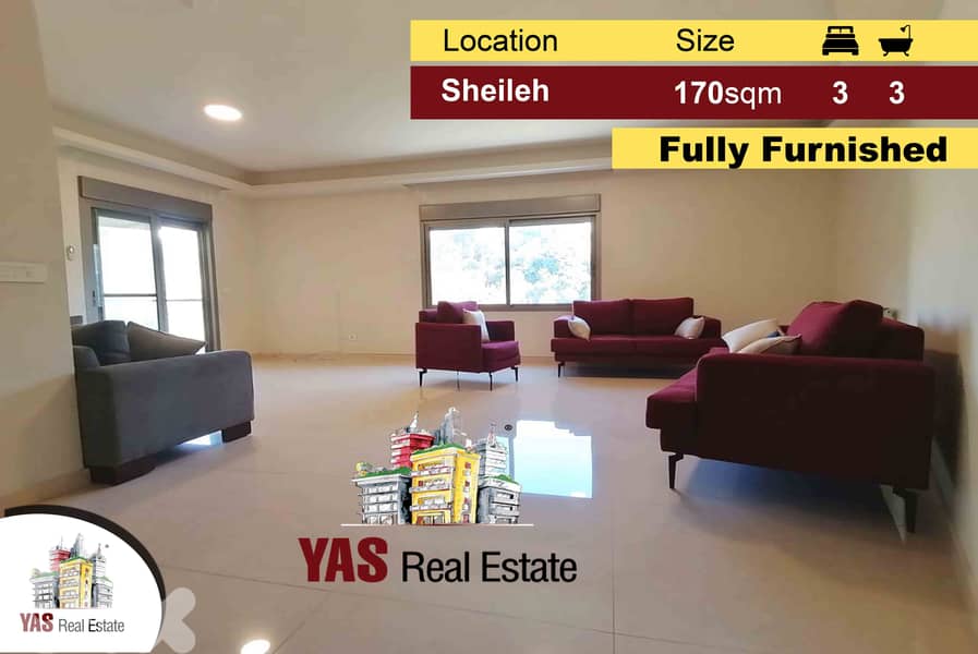 Sheileh 170m2 | Fully Furnished | Upgraded | Open View | Catch | AC | 0