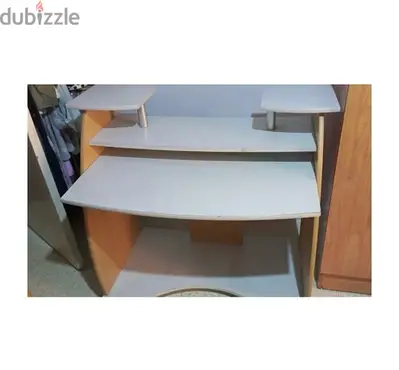Work and Study Wood Desk