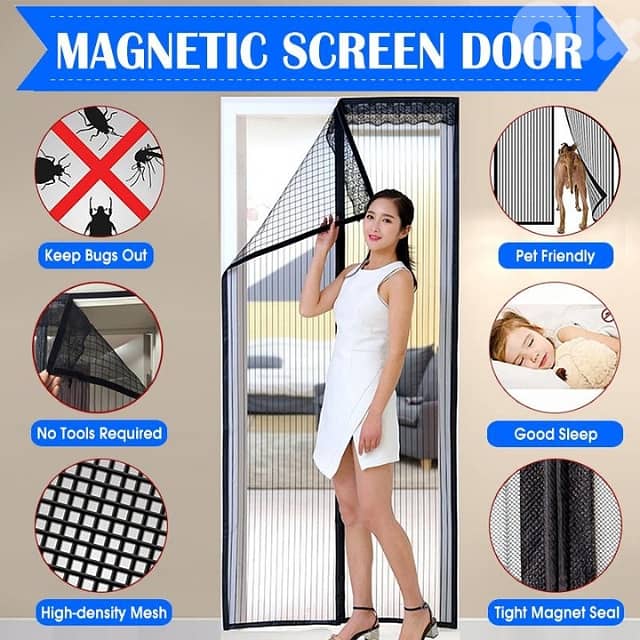 Magic Mesh Mosquito Blocker Insect Net Fly Curtain 1