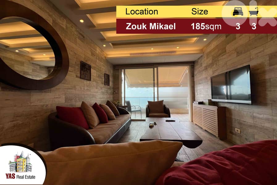 Zouk Mikael 185m2 | Super Luxurious | New Duplex | Sea View | EH | 0