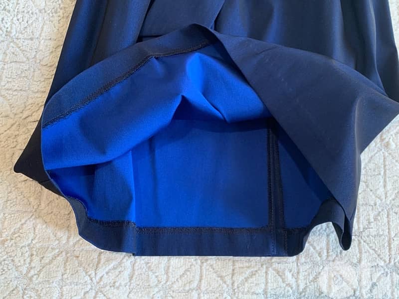 CUE navy blue dress with belt 3
