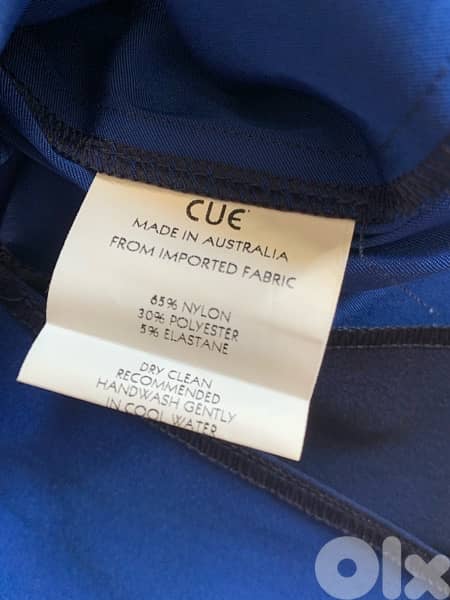 CUE navy blue dress with belt 4