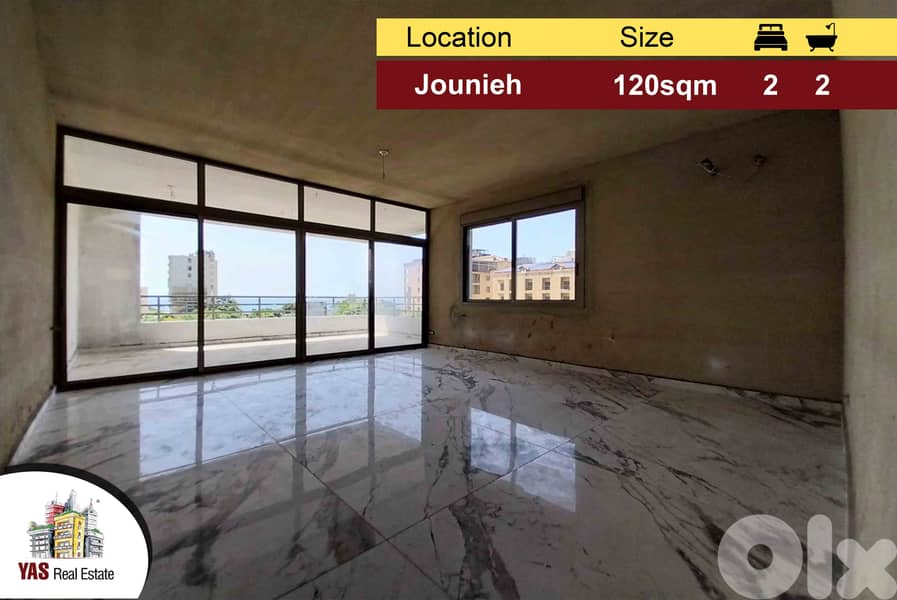 Jounieh 120m2 | Under Construction | Partial View | IV AC | 0