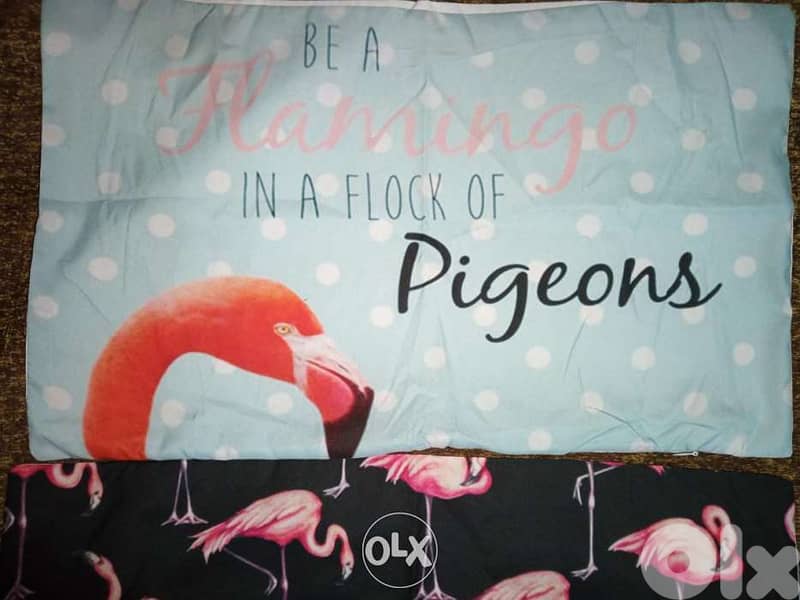 High quality flamingo pillow case 4$ 3