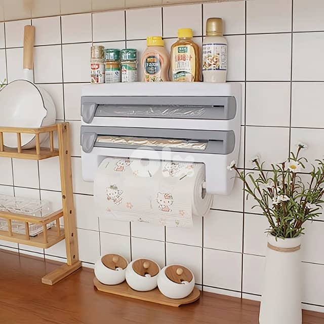 Paper Towel Dispenser 4-in-1 Foil Wrap Dispenser 0