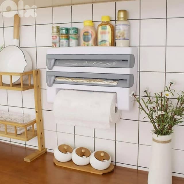 Paper Towel Dispenser 4-in-1 Foil Wrap Dispenser 6