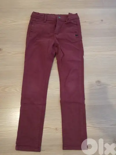 tape a loeil pants burgundy