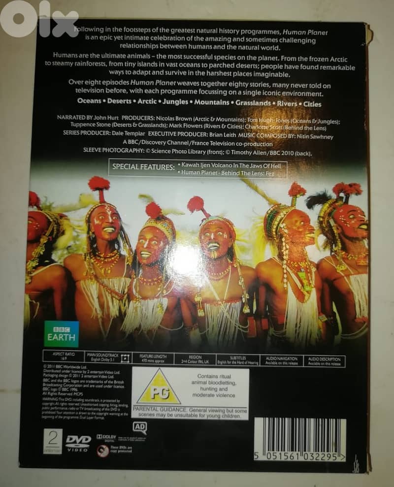 Human planet complete series on 3 original dvds 2