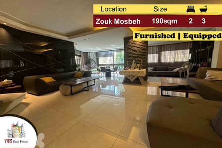 Zouk Mosbeh 190m2 | 120m2 Terrace | Furnished | Renovated |High End|EL