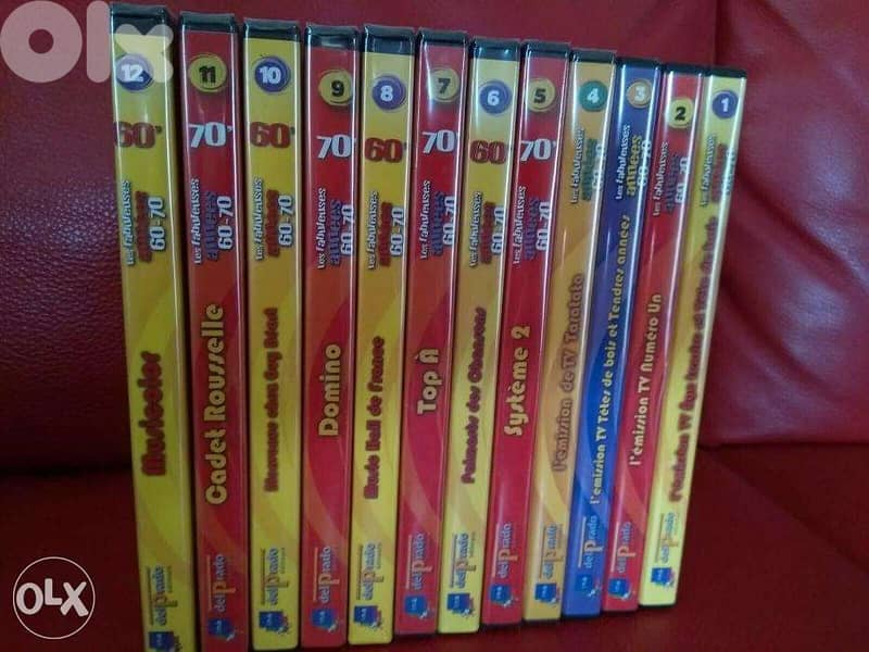 les fabuleuses annees 60-70 original 10 musical dvds still new 1