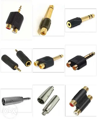 all adapter sound new not used,2$ & up