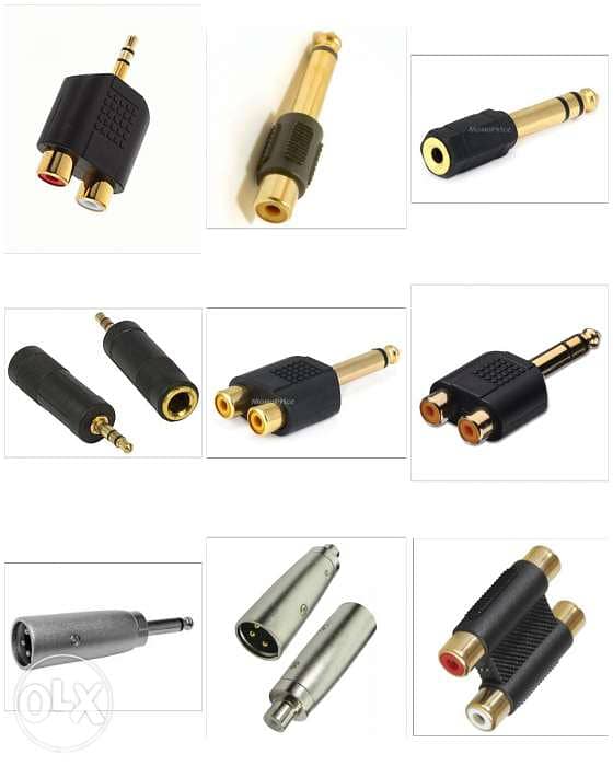 all adapter sound new not used,2$ & up 0