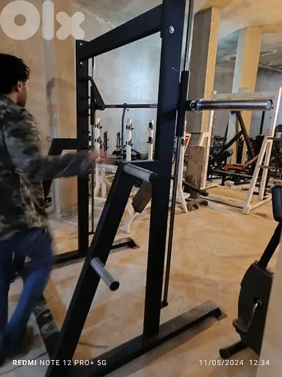 smith machine New 03027072 GEO SPORT GYM EQUIPMENT معدات نادي رياضي