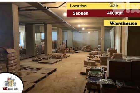 Sabtieh 400m2 | Warehouse | Open Spaces | Ideal Investment | PA |