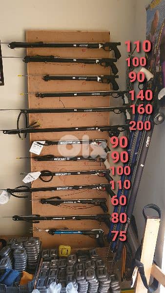 spearfishing all sizes are available 45$ 0